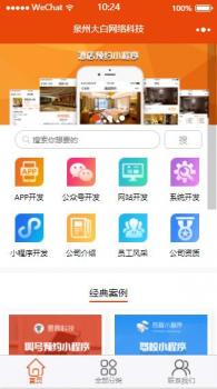 IT公司展示小程序源码