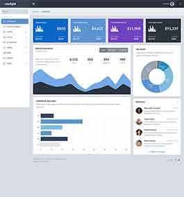 Bootstrap4 Sass后台管理模板(Starlight)