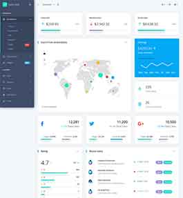 bootstrap后台管理项目UI设计模板